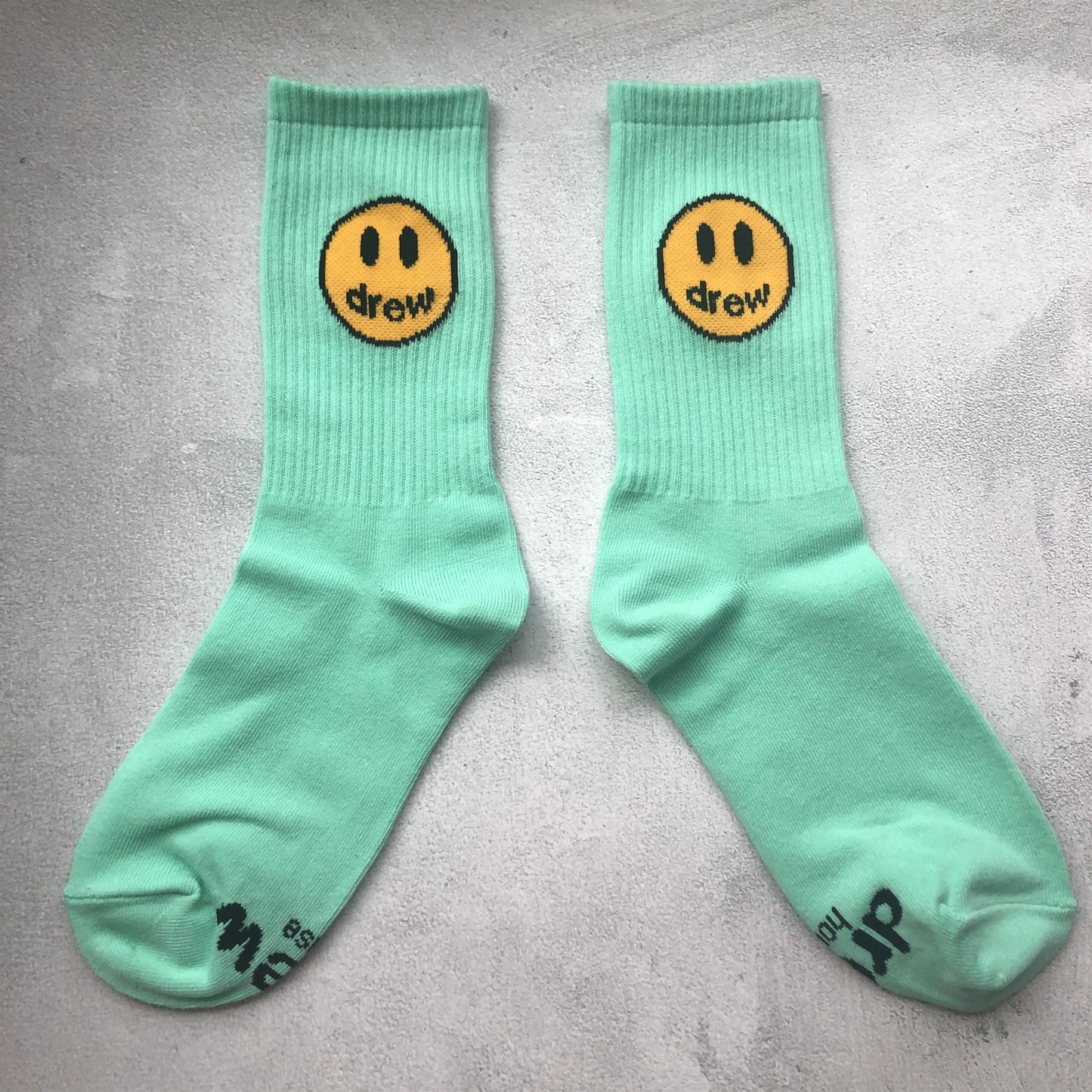 Spot correct version European and American trendy brand skateboarding street sports mid-length tie-dye socks