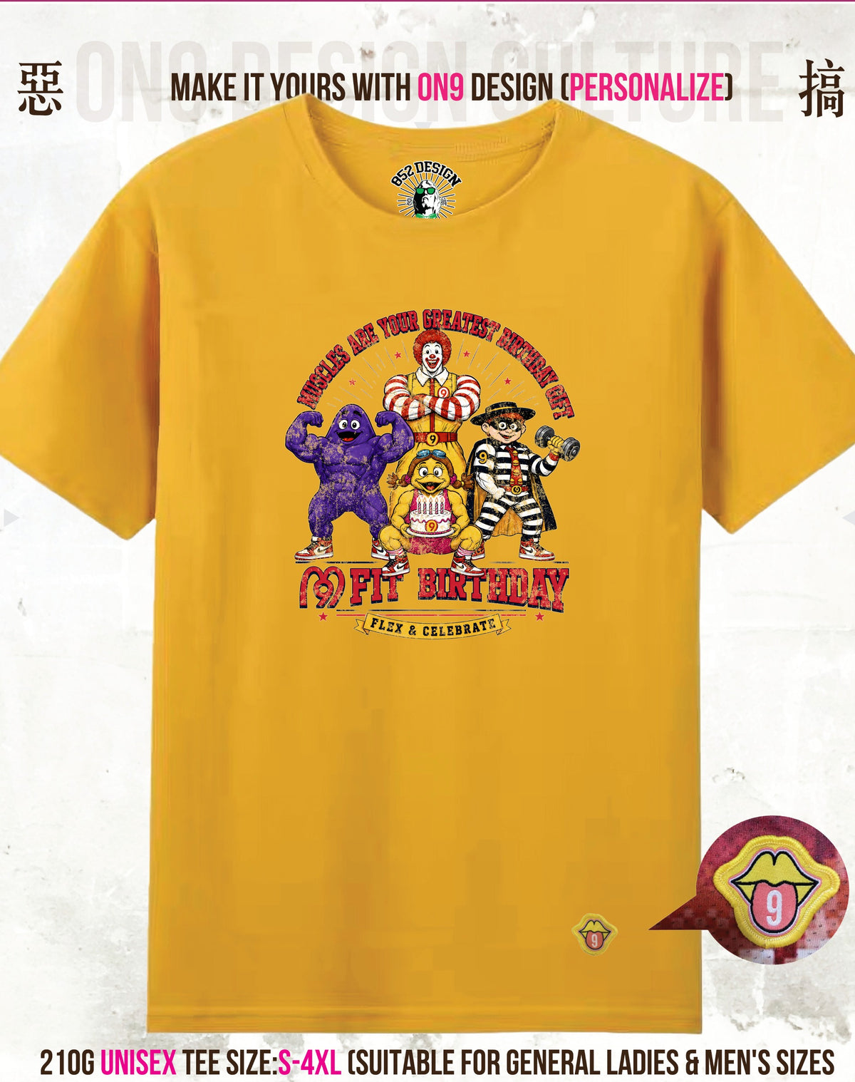 210G Unisex T(M9 FIT family)