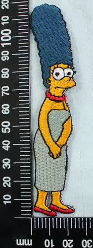 Cartoon The Simpsons Bart embroidery patch with adhesive backing