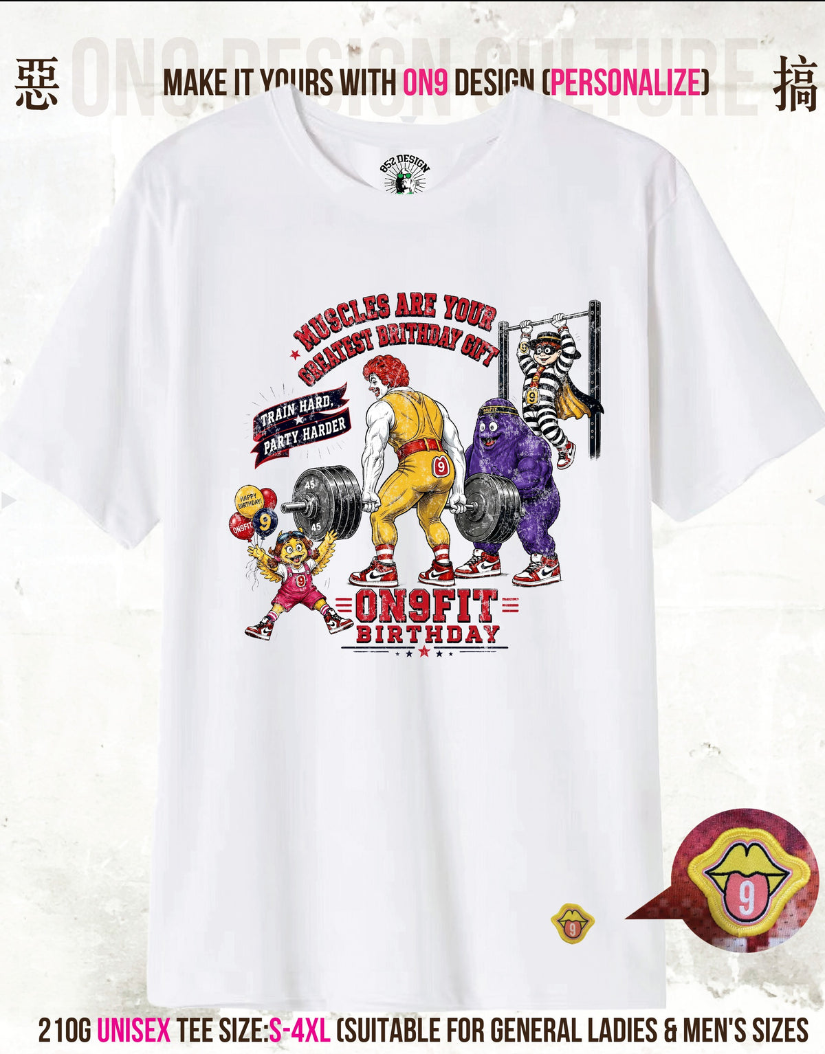 210G Unisex T(M9 FIT family)