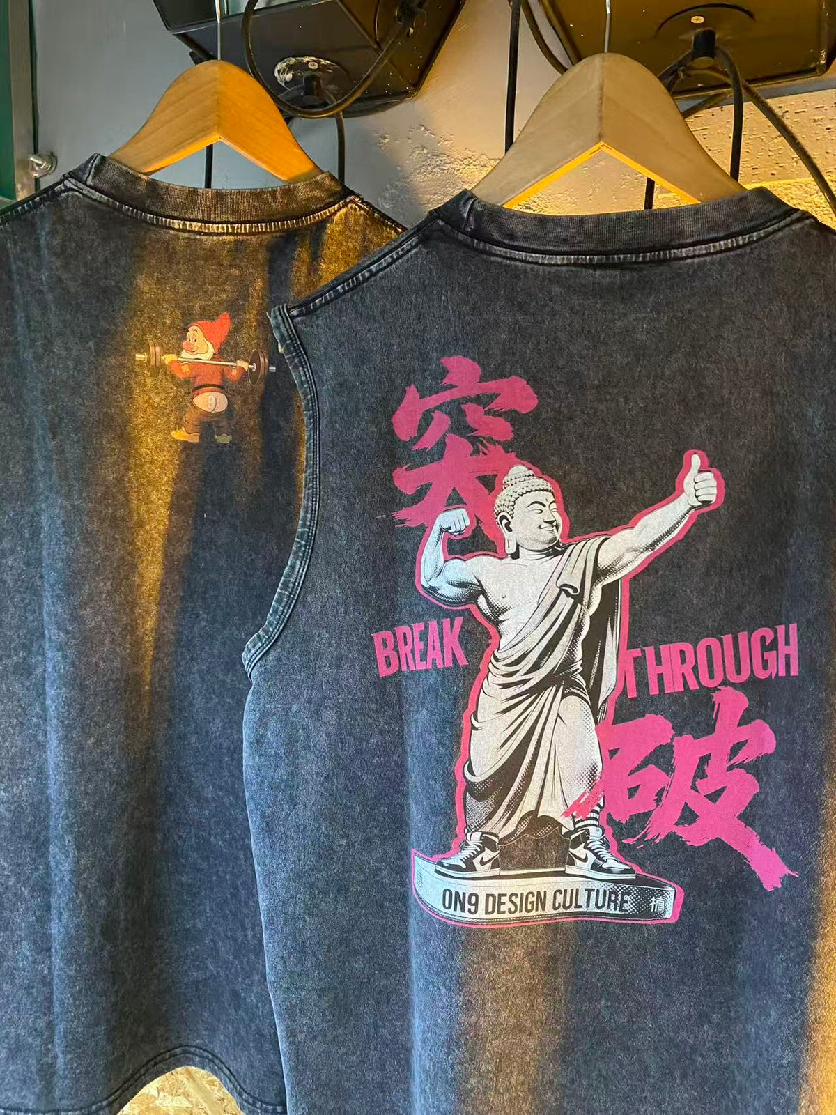 Washed 230,240gT Vest & Long sleeve T(佛系突破)
