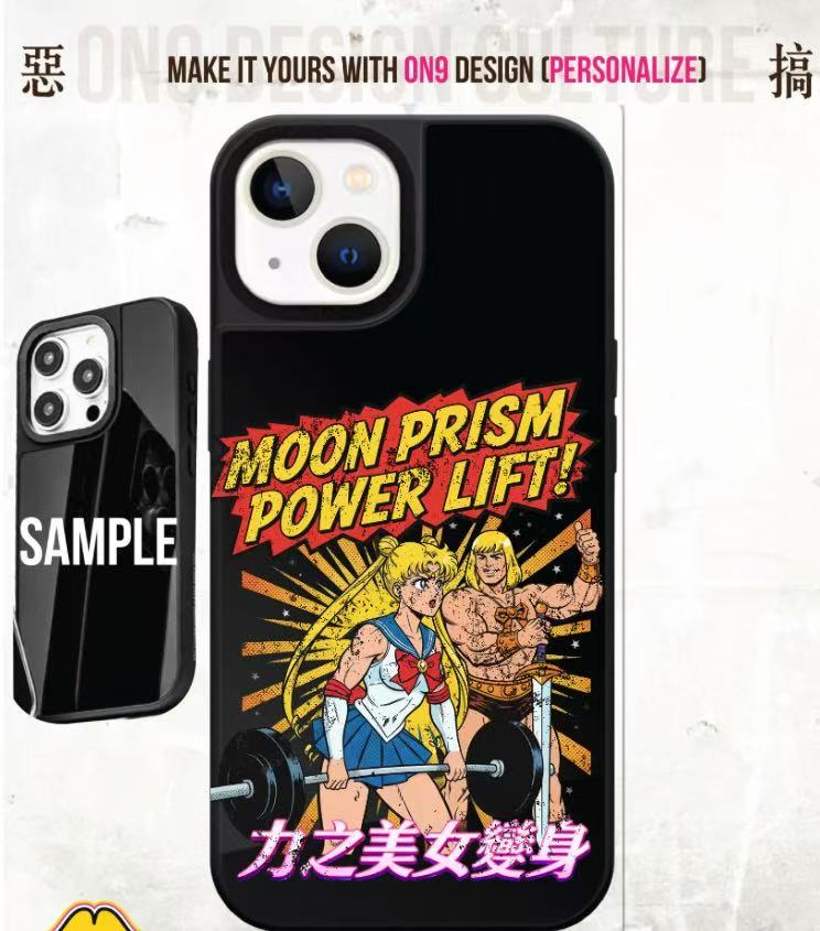 IPHONECASE13-17(Muscle Moon 力之美女變身)