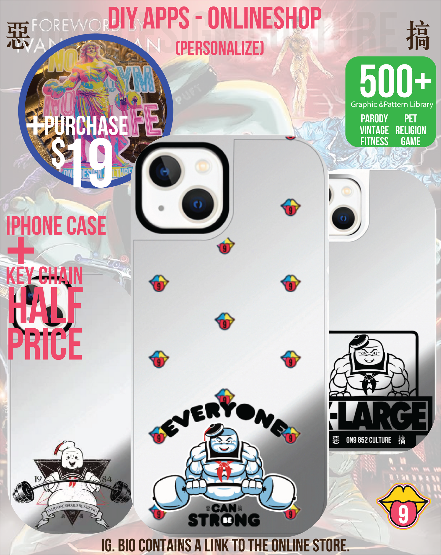 IPHONECASE13-16(With Movie Characters Energy2)