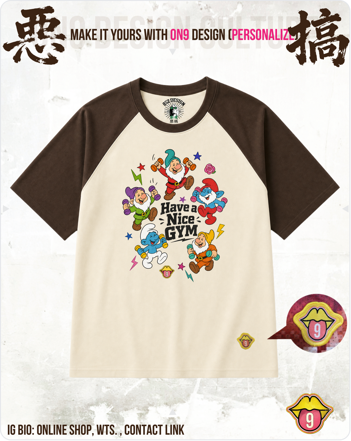 200G Unisex baseball T(S-5XL) & Solid Unisex T(S-4XL)(HK Power Girl Transform)