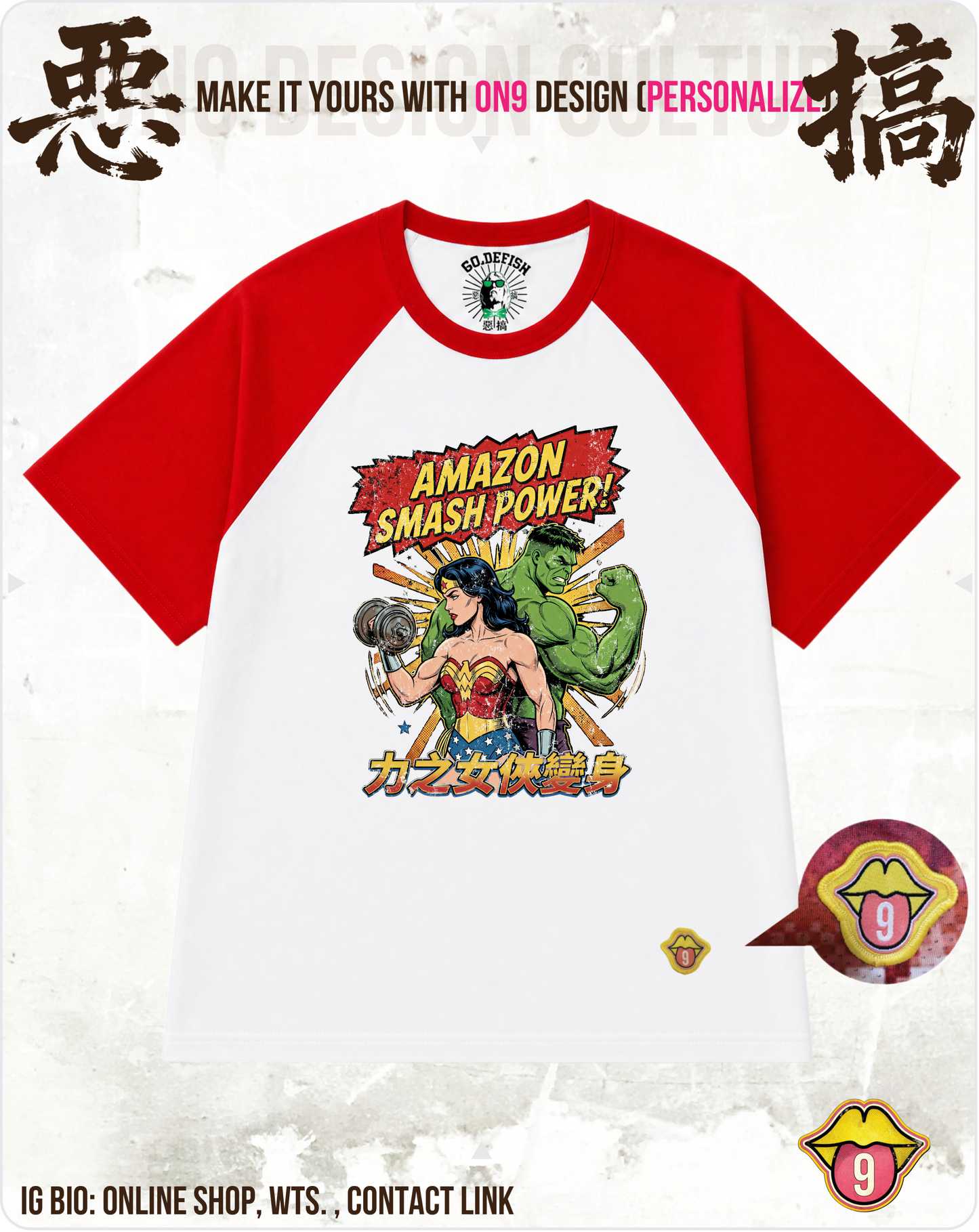 200G Unisex baseball T(Moon Prism Power)(S-5XL)