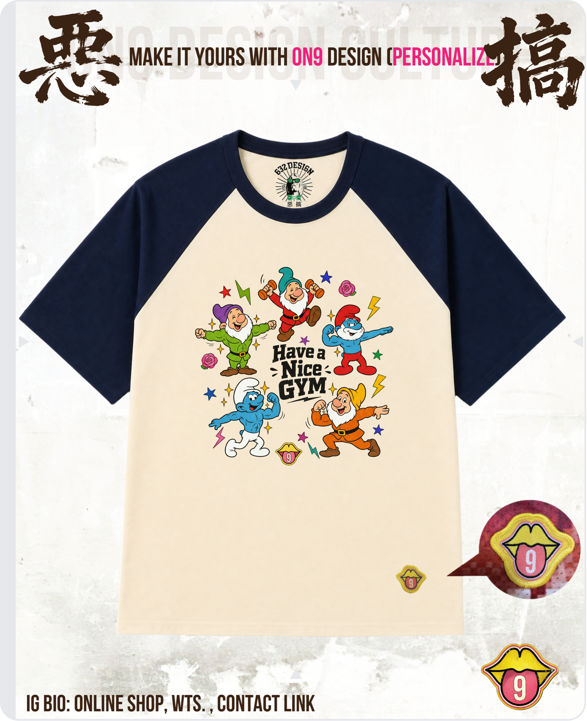 200G Unisex baseball T(S-5XL) & Solid Unisex T(S-4XL)(HK Power Girl Transform)
