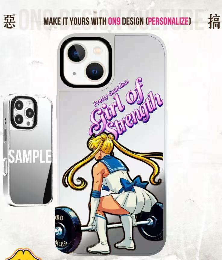 IPHONECASE13-17(Muscle Moon 力之美女變身)