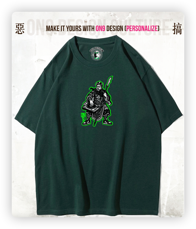 280G寬松重磅T(Guan Yu characters 2)