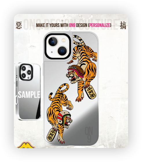 IPHONECASE13-17(HK TATTOO tiger)