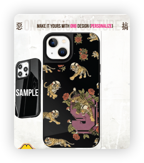 IPHONECASE13-17(HK TATTOO tiger)