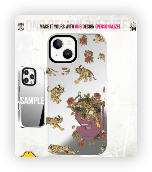 IPHONECASE13-17(HK TATTOO tiger)