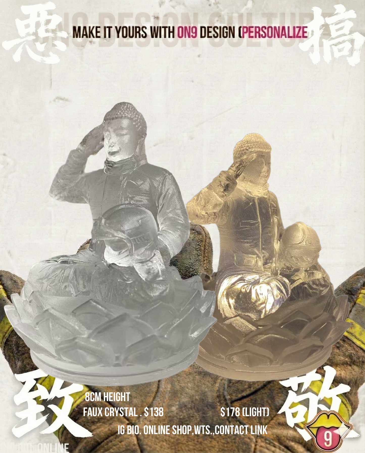 Artistic display : Guardian Buddha(Tribute memorial1126)