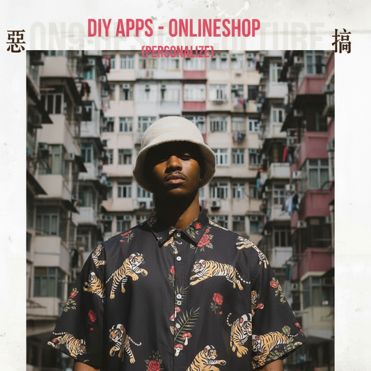 FULL Print Shirt(HK TATTOO tiger)