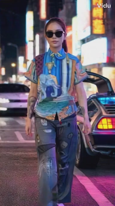 All-Over Print Men's Shirt(街霸VOL.9)