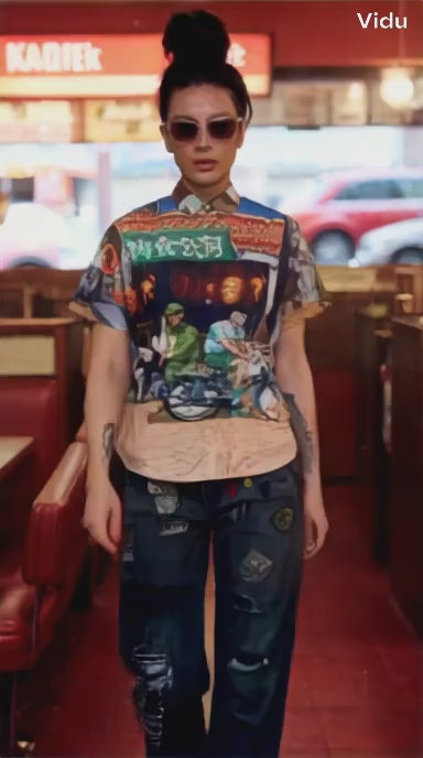 All-Over Print Men's Shirt(街霸VOL.1)