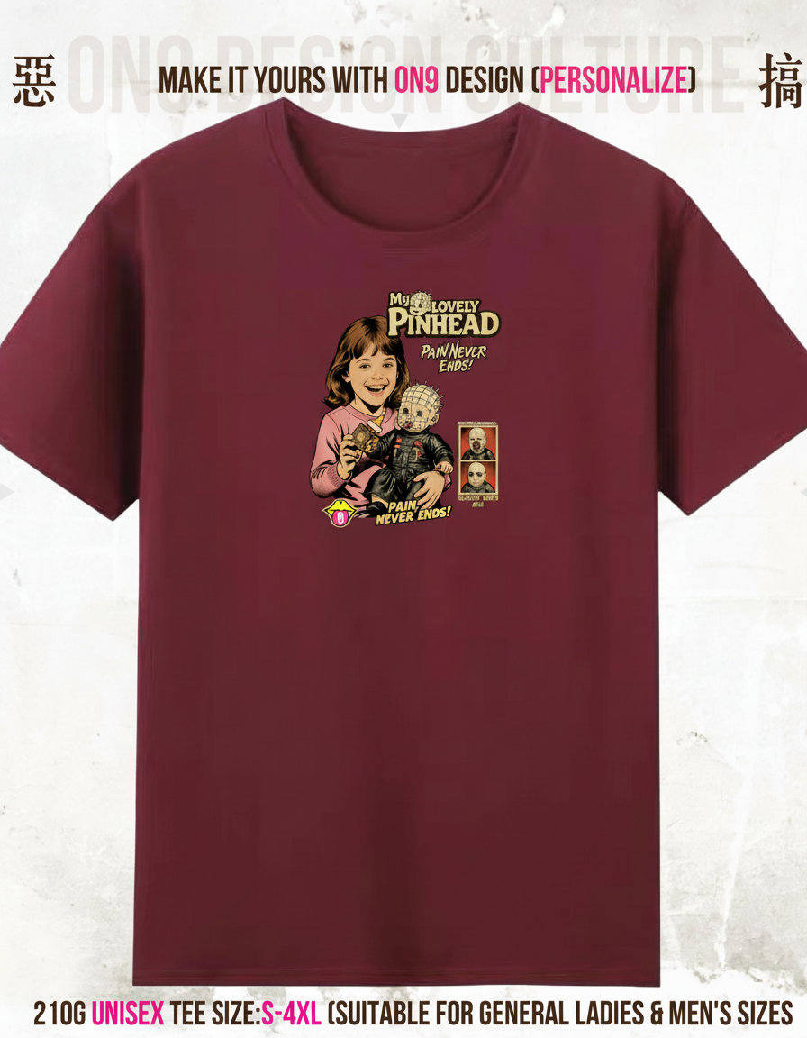210G Unisex T(MY LOVELY PINHEAD)