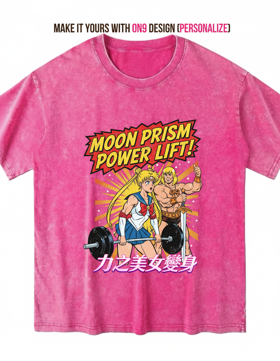 Washed 230g Vest,T& Long Sleeve (Heman x 力之美女變身)