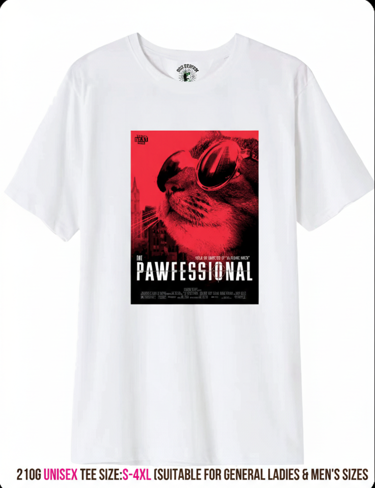 210G Unisex T(Meow-vie Universe)