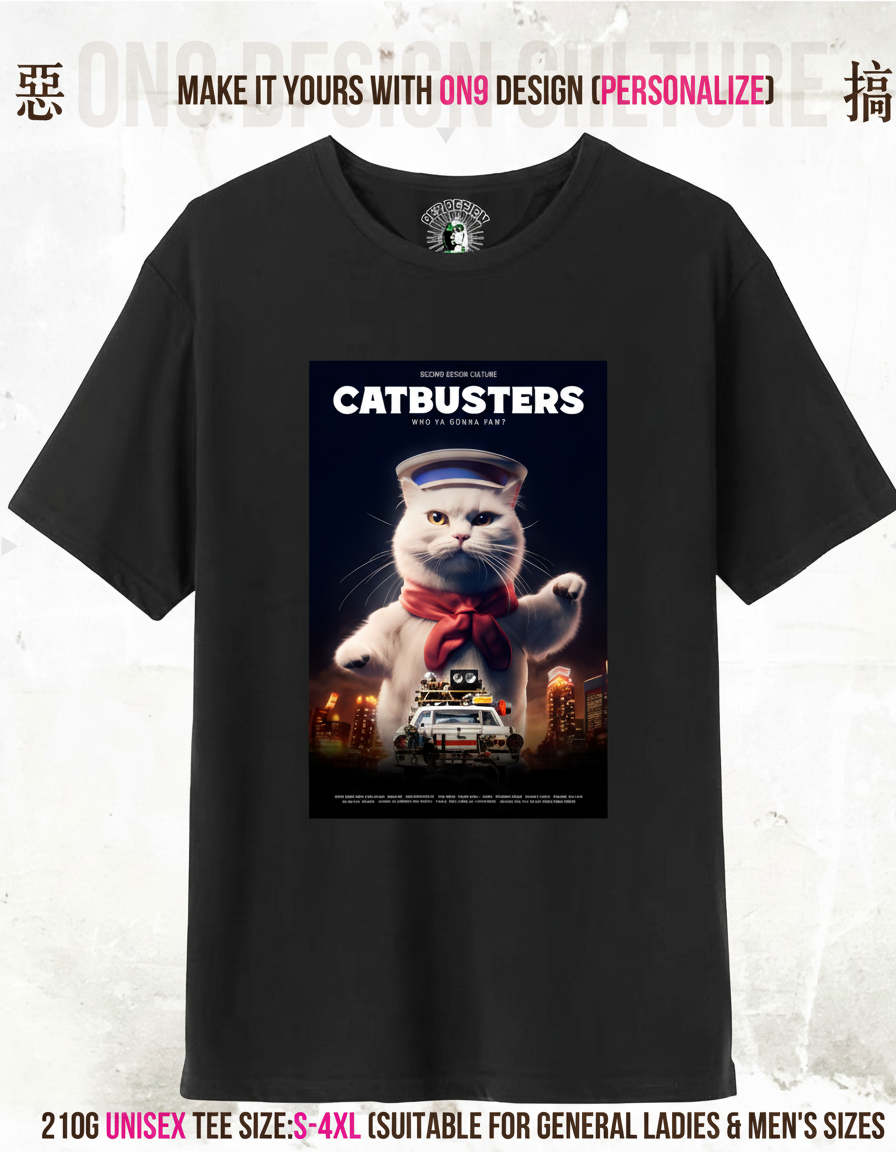 210G Unisex T(Meow-vie Universe)