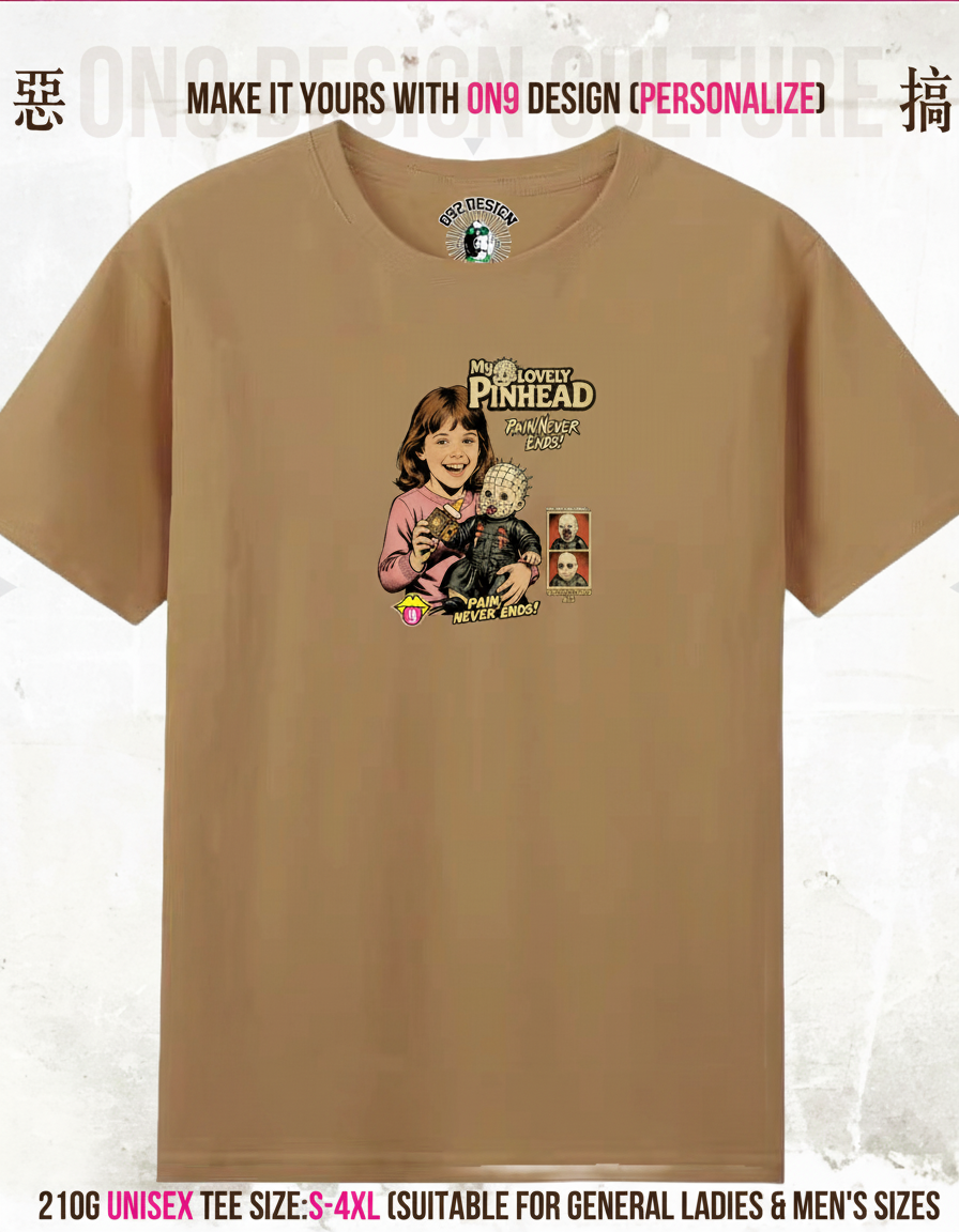 210G Unisex T(MY LOVELY PINHEAD)