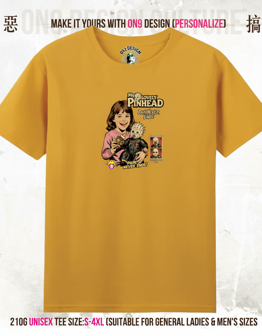 210G Unisex T(MY LOVELY PINHEAD)