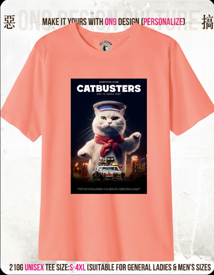 210G Unisex T(Meow-vie Universe)