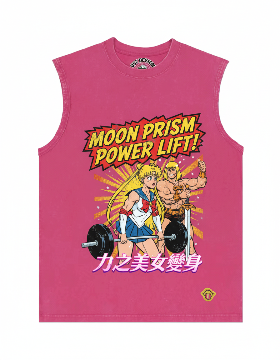 Washed 230g Vest,T& Long Sleeve (Heman x 力之美女變身)