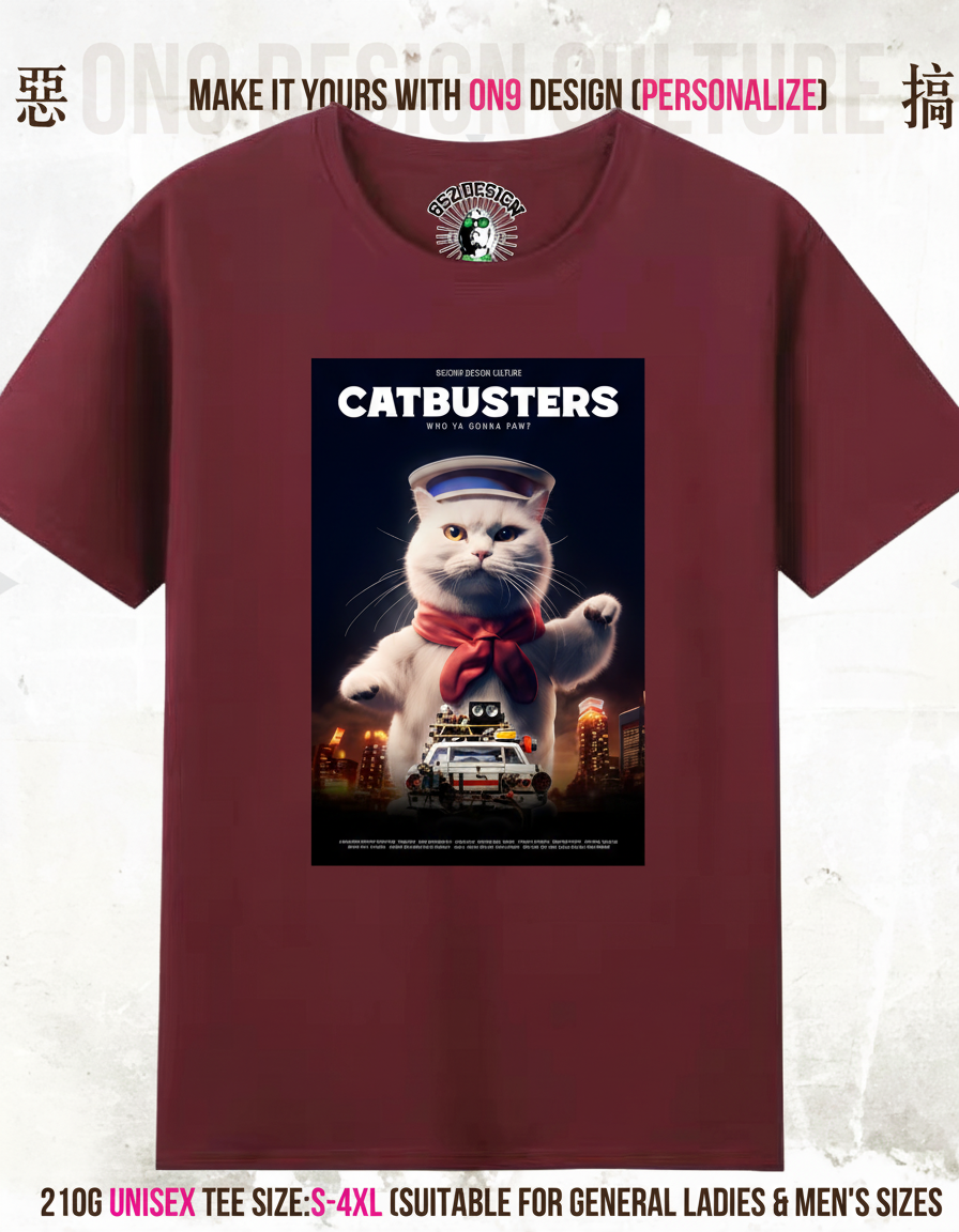 210G Unisex T(Meow-vie Universe)