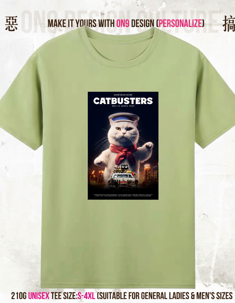 210G Unisex T(Meow-vie Universe)